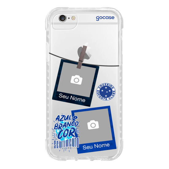 Capinha para celular Cruzeiro - Picture - Azul e Branco é a Cor do Sentimento