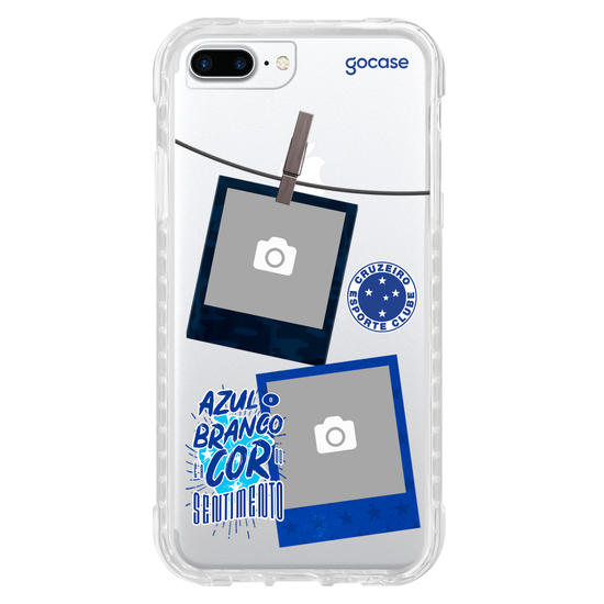 Capinha para celular Cruzeiro - Picture - Azul e Branco é a Cor do Sentimento