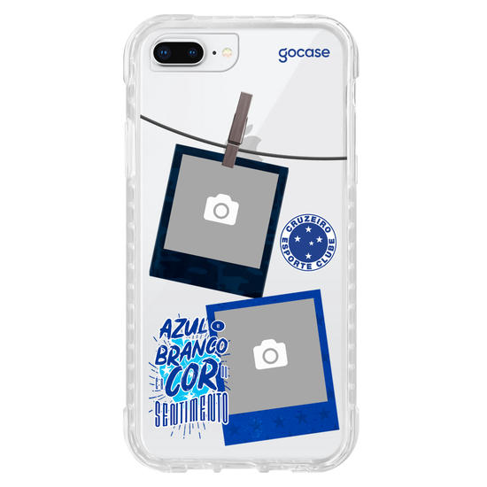 Capinha para celular Cruzeiro - Picture - Azul e Branco é a Cor do Sentimento