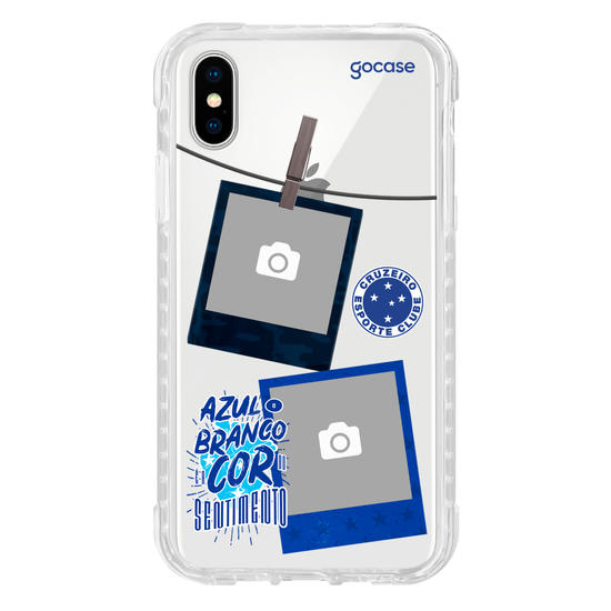 Capinha para celular Cruzeiro - Picture - Azul e Branco é a Cor do Sentimento