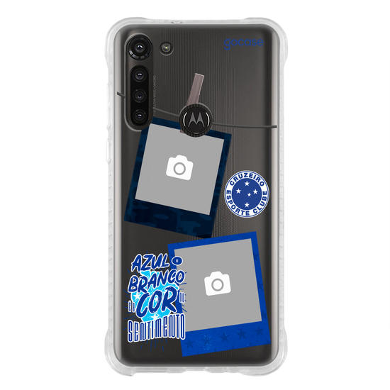 Capinha para celular Cruzeiro - Picture - Azul e Branco é a Cor do Sentimento