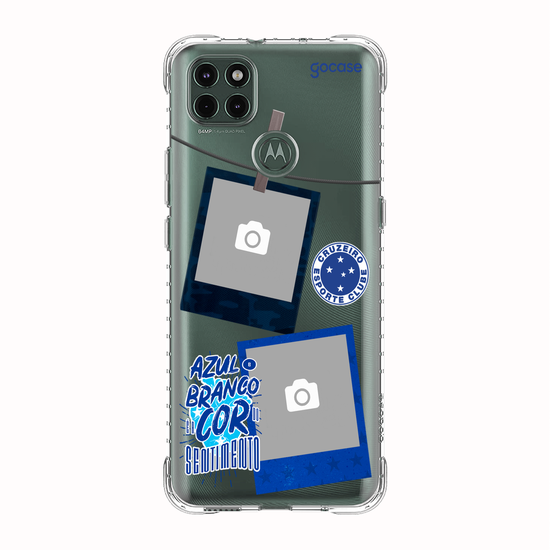 Capinha para celular Cruzeiro - Picture - Azul e Branco é a Cor do Sentimento