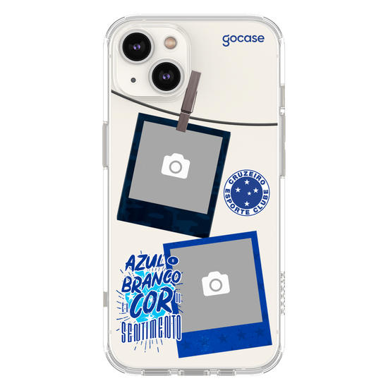 Capinha para celular Cruzeiro - Picture - Azul e Branco é a Cor do Sentimento