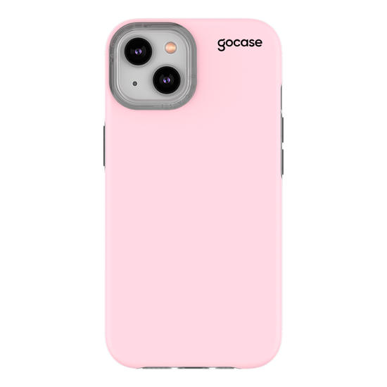 Capinha para celular Duo Rosa e Transparente - Clear
