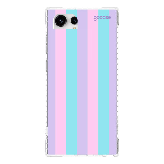 Capinha para celular Listras Tons Pasteis