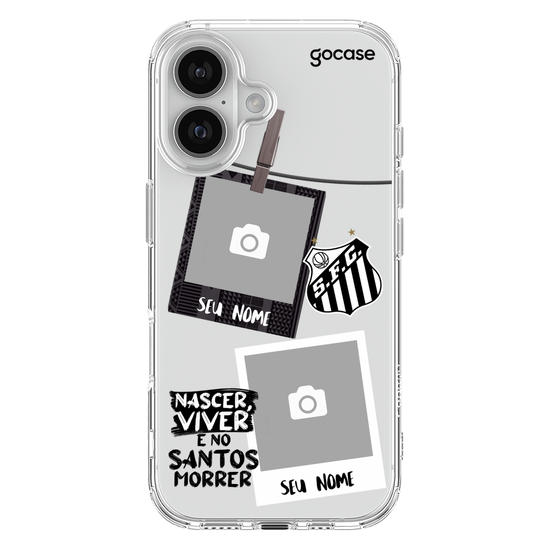 Capinha para celular Santos - Picture - Nascer, Viver e no Santos Morrer