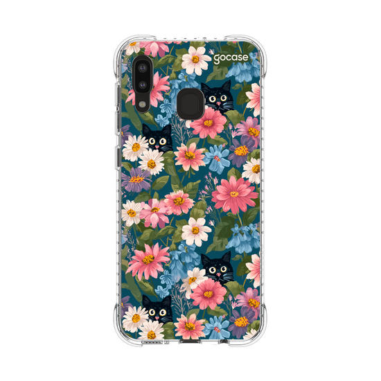 Capinha para celular  Cat Flowers