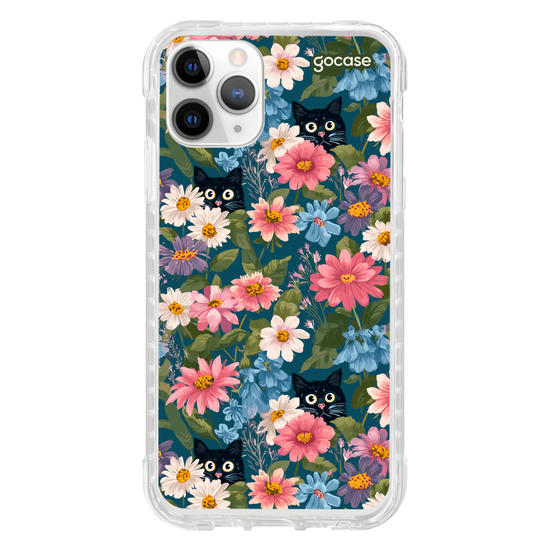 Capinha para celular  Cat Flowers