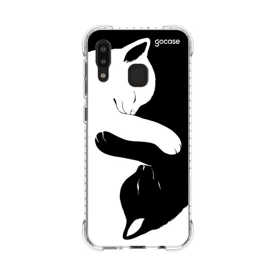 Capinha para celular Cat Yin Yang