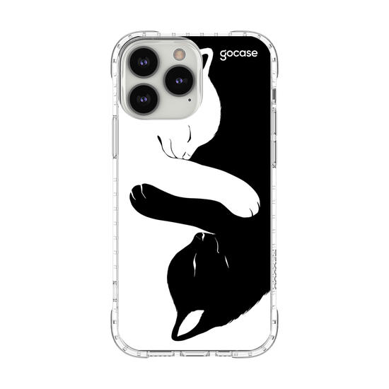 Capinha para celular Cat Yin Yang