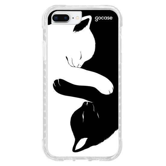 Capinha para celular Cat Yin Yang