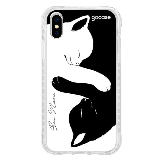 Capinha para celular Cat Yin Yang