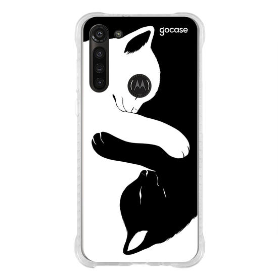 Capinha para celular Cat Yin Yang