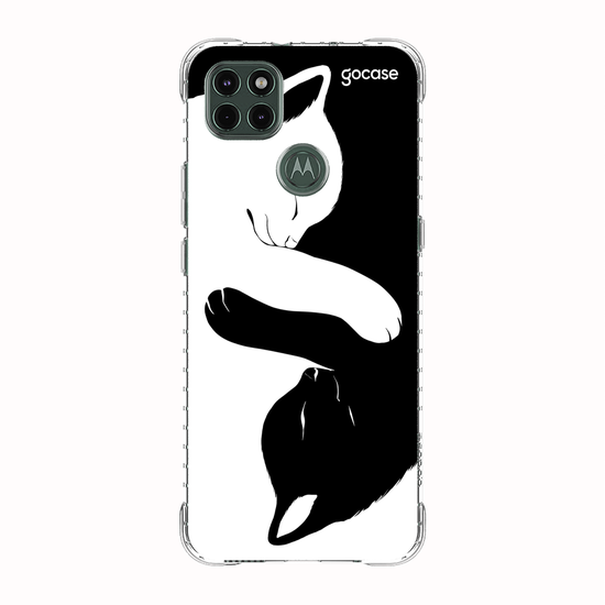 Capinha para celular Cat Yin Yang