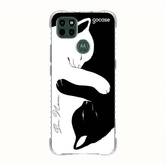 Capinha para celular Cat Yin Yang