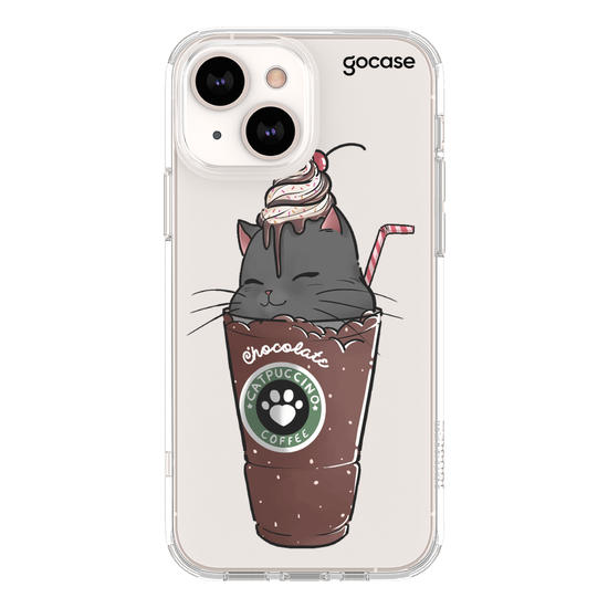 Capinha para celular Catpuccino