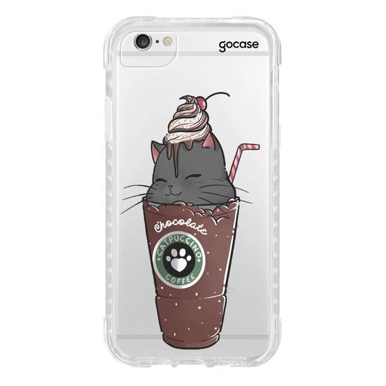 Capinha para celular Catpuccino