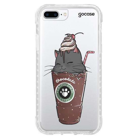Capinha para celular Catpuccino