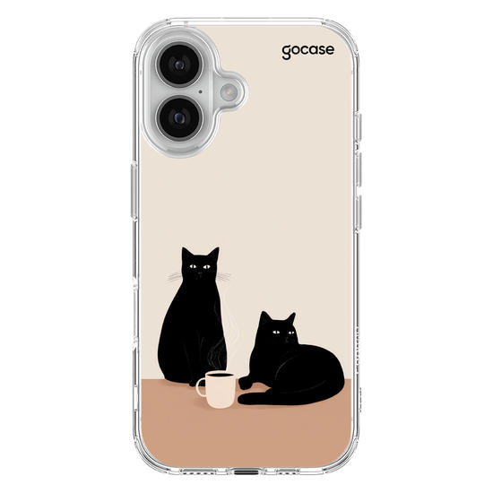 Capinha para celular  Cats & Coffe