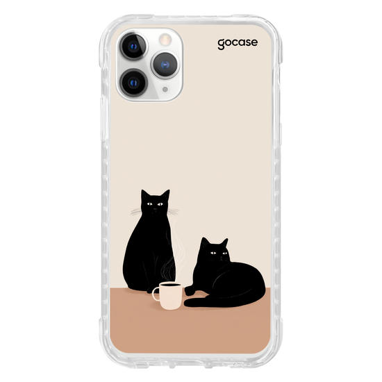 Capinha para celular  Cats & Coffe