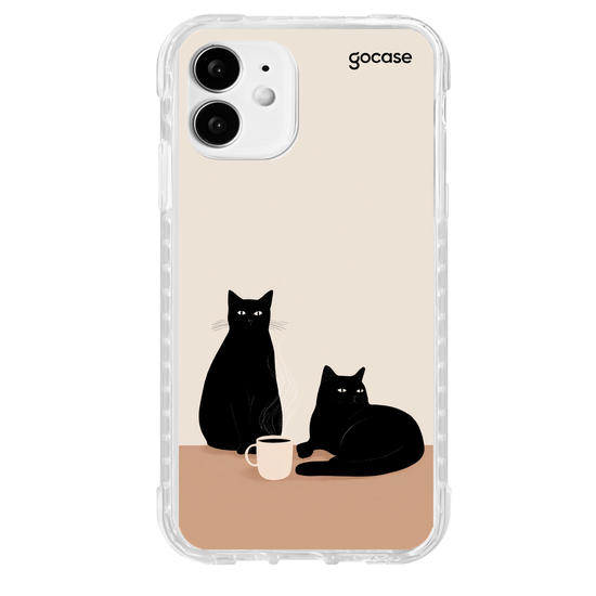 Capinha para celular  Cats & Coffe