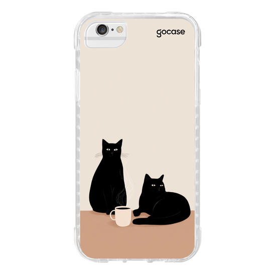 Capinha para celular  Cats & Coffe