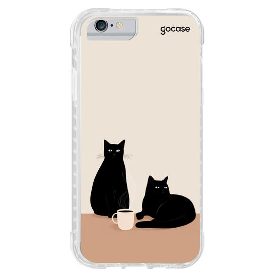 Capinha para celular  Cats & Coffe