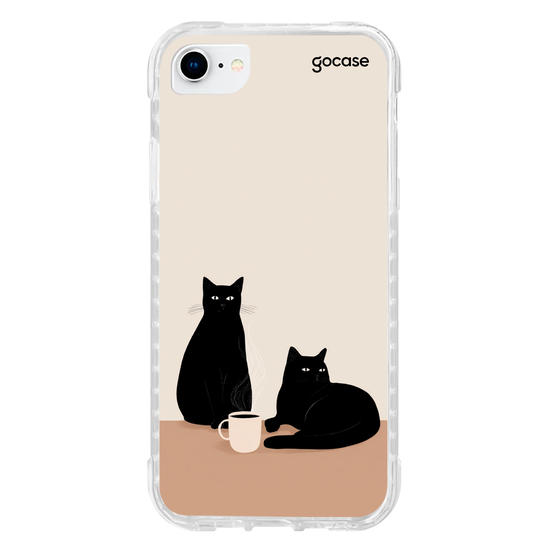 Capinha para celular  Cats & Coffe