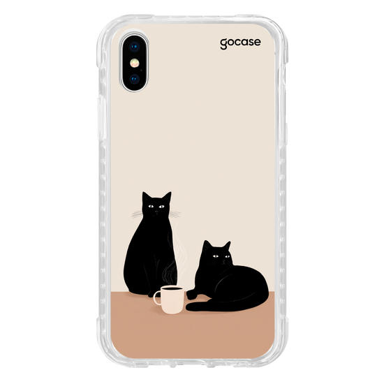 Capinha para celular  Cats & Coffe