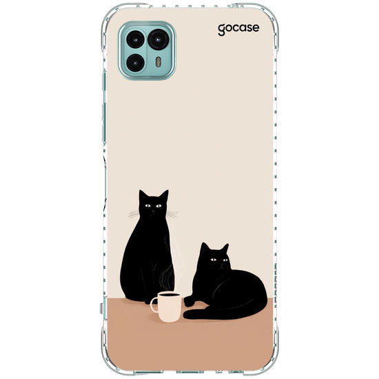 Capinha para celular  Cats & Coffe