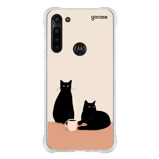 Capinha para celular  Cats & Coffe