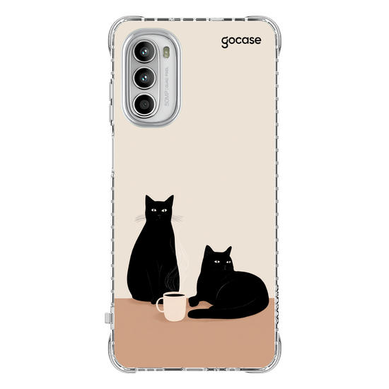 Capinha para celular  Cats & Coffe