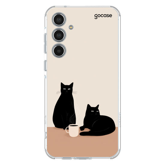 Capinha para celular  Cats & Coffe