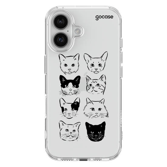 Capinha para celular  Cats Doodles