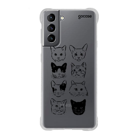 Capinha para celular  Cats Doodles
