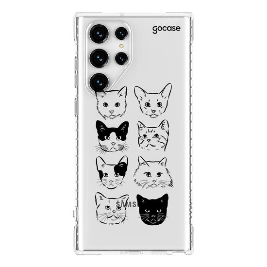 Capinha para celular  Cats Doodles