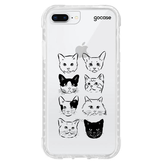 Capinha para celular  Cats Doodles