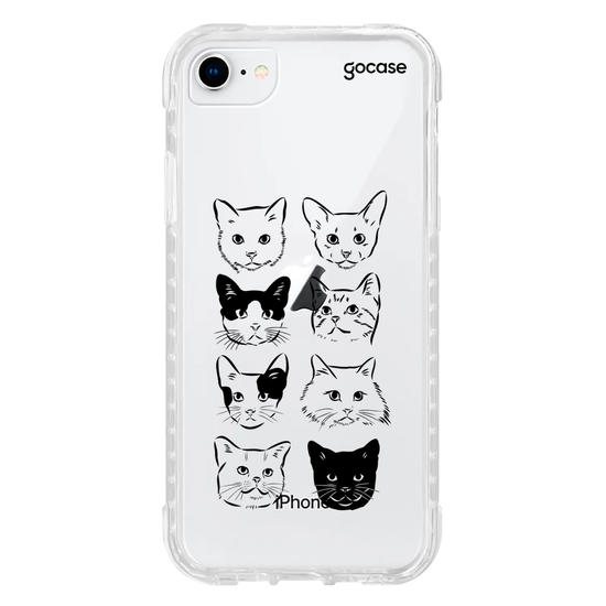 Capinha para celular  Cats Doodles