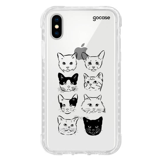 Capinha para celular  Cats Doodles