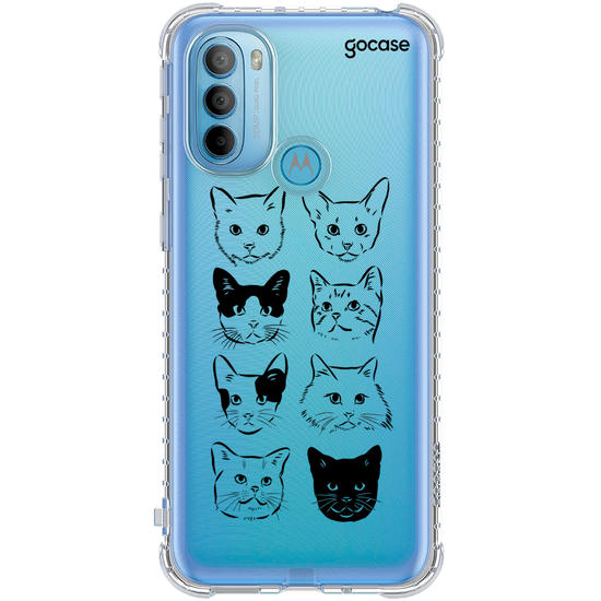 Capinha para celular  Cats Doodles