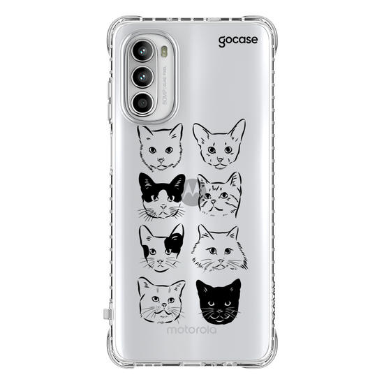 Capinha para celular  Cats Doodles