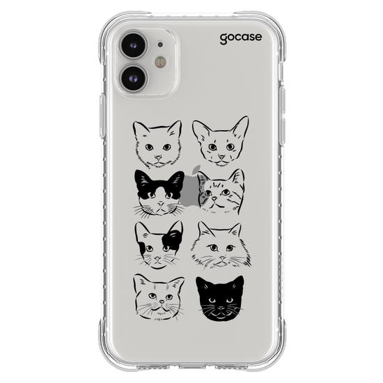 Capinha para celular  Cats Doodles