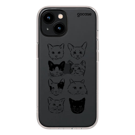 Capinha para celular  Cats Doodles