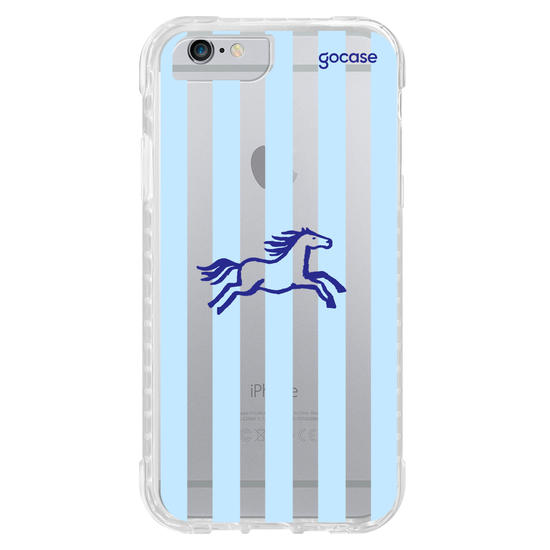 Capinha para celular Cavalo Listrado com Nome