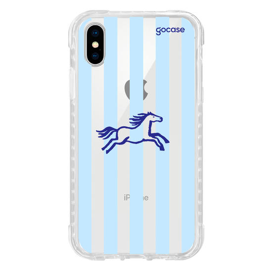Capinha para celular Cavalo Listrado com Nome