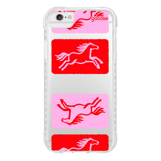 Capinha para celular  Cavalos em Blocos