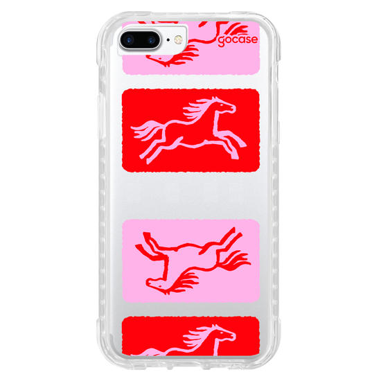 Capinha para celular  Cavalos em Blocos