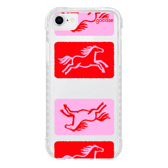 Capinha para celular  Cavalos em Blocos