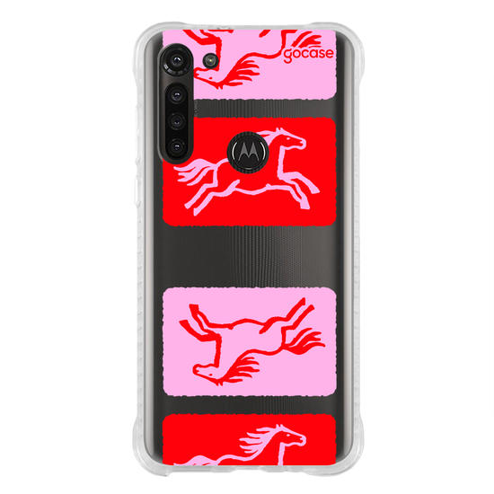 Capinha para celular  Cavalos em Blocos