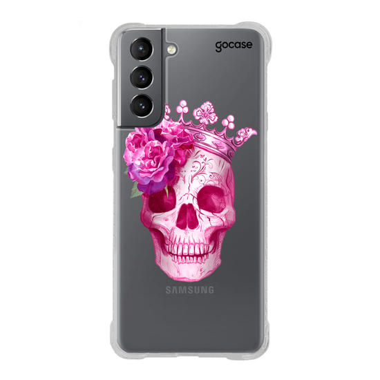 Capinha para celular Caveira Pink